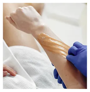 full arm hand waxing